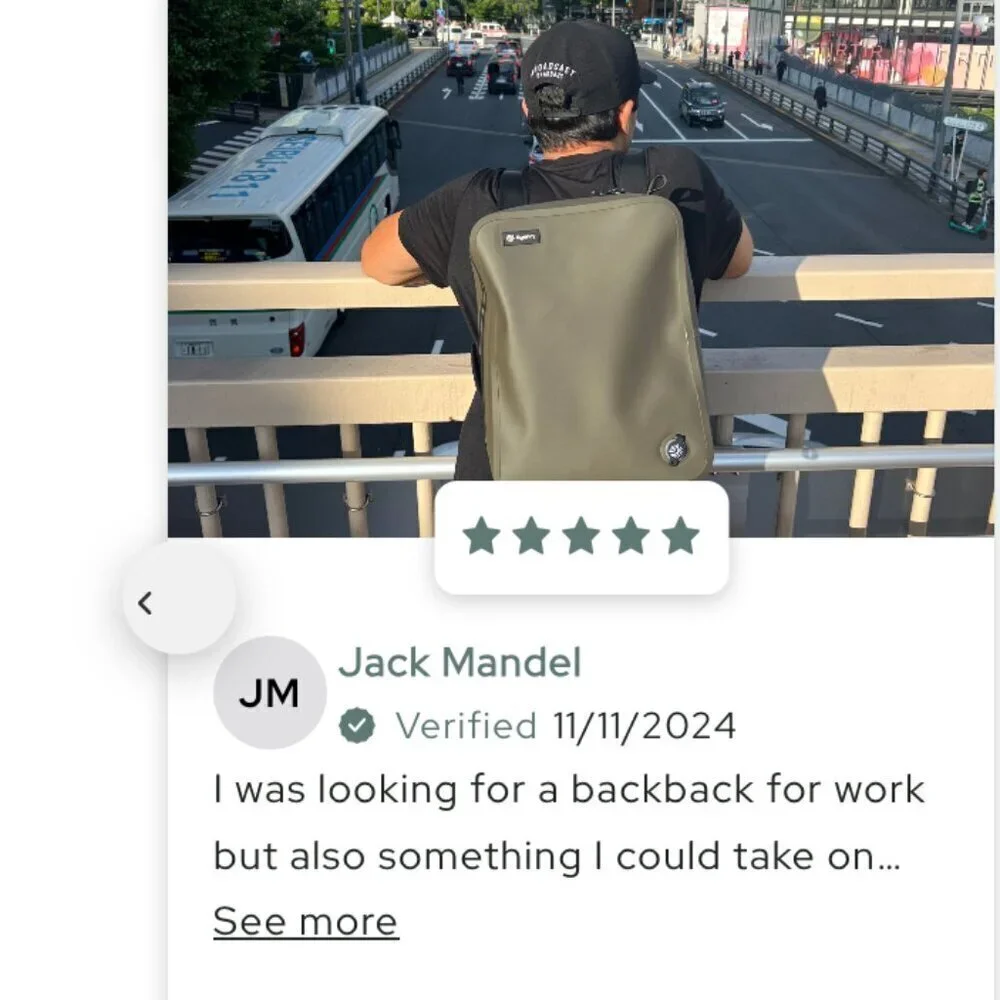 Agency Guide Waterproof Airtight Lightweight Work Travel Shoulder Laptop Bag